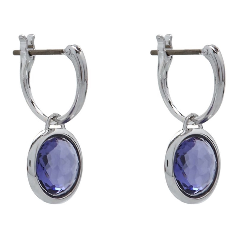 SWAROVSKI purple earrings
